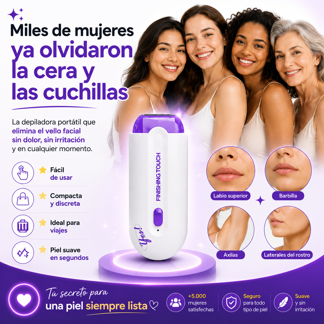 Finishing Touch™ Depiladora Electrica