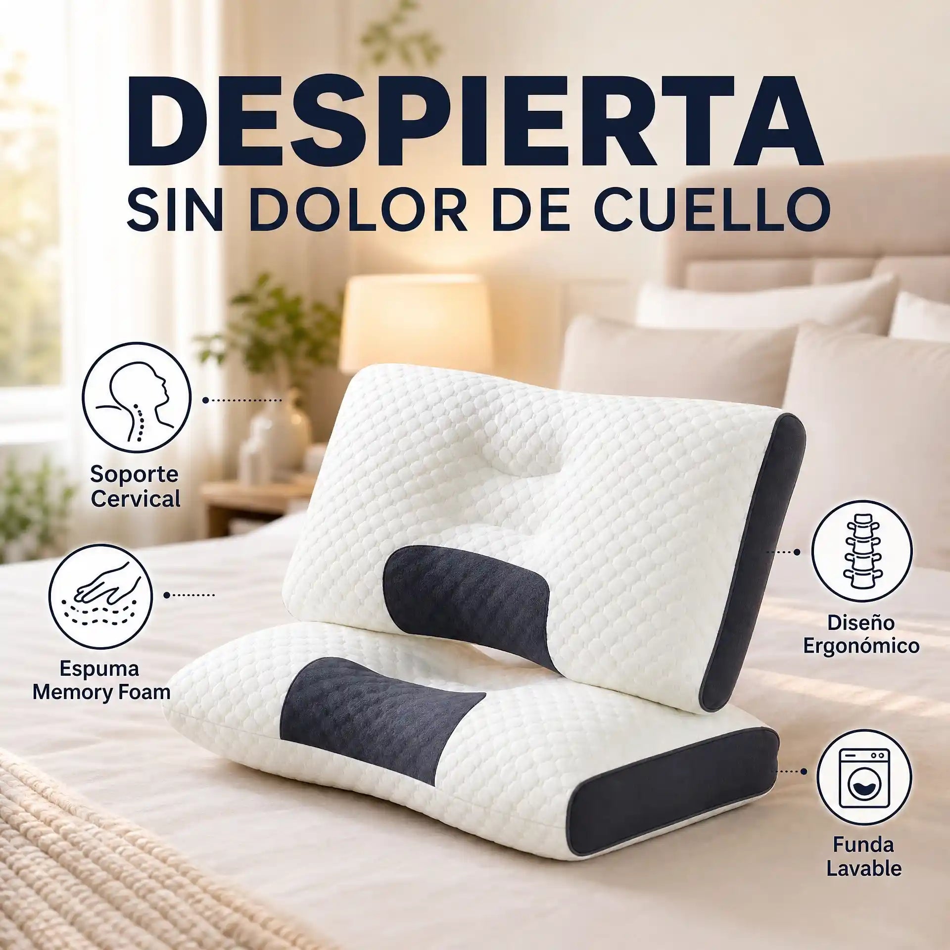 Cerviflix™ Almohada Ergonomica